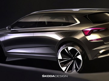 Skoda Kamiq na pierwszych szkicach